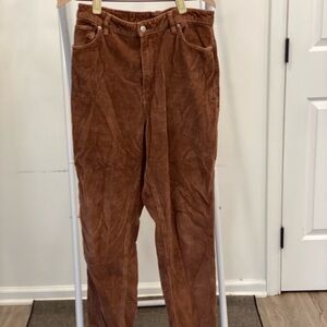 BDG Women's Brown Corduroy Straight Leg Pants